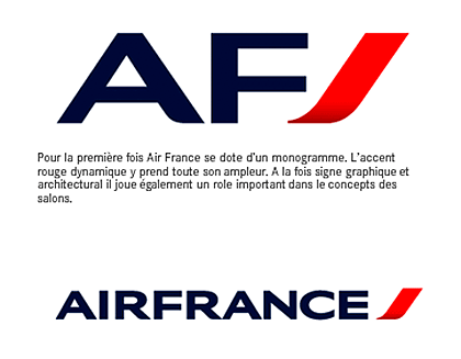 Desgrippes Laga Marque Le Nouveau Logo D Airfrance Design Et Typo